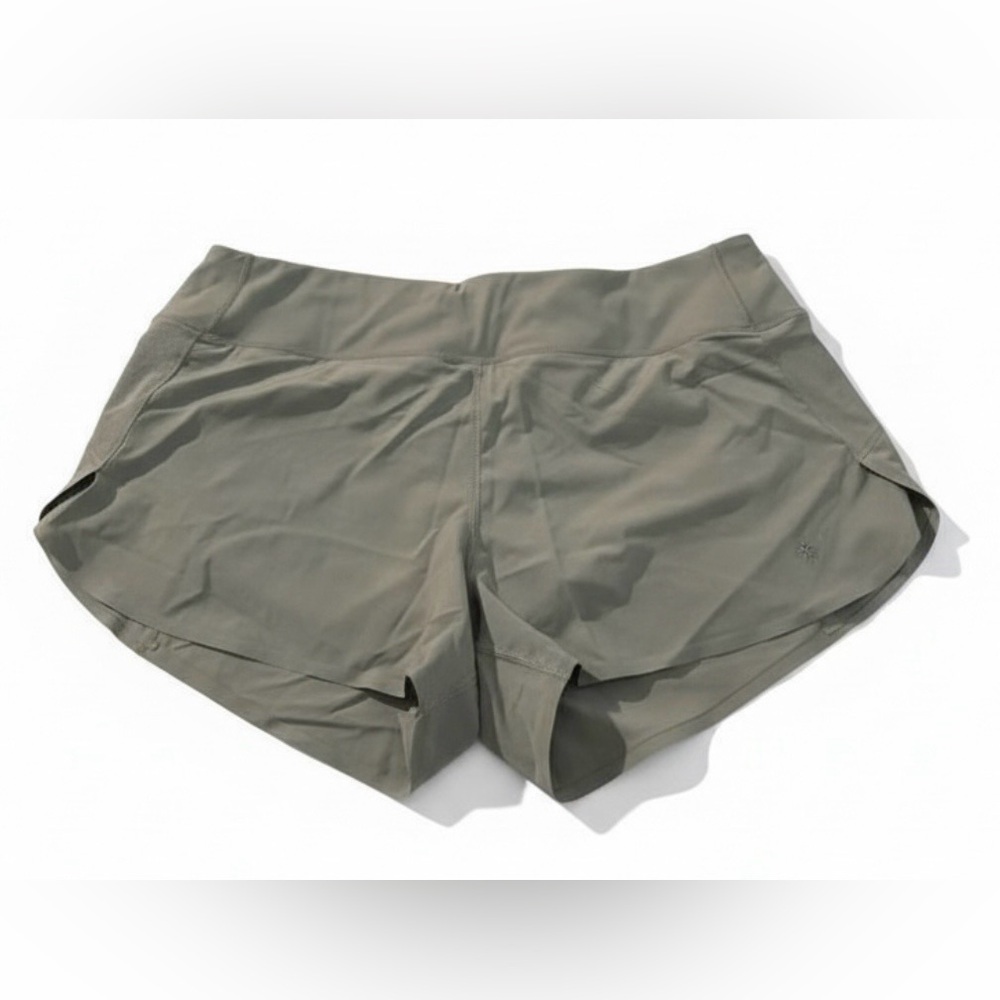 Athleta Sage Green Athletic Shorts 3.5” size Large